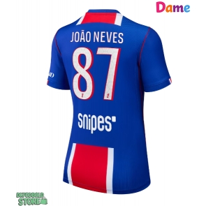 Paris Saint-Germain Joao Neves #87 Replika Hjemmebanetrøje Dame 2026-27 Kortærmet